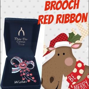 🎁BROOCH RED RIBBON🎁